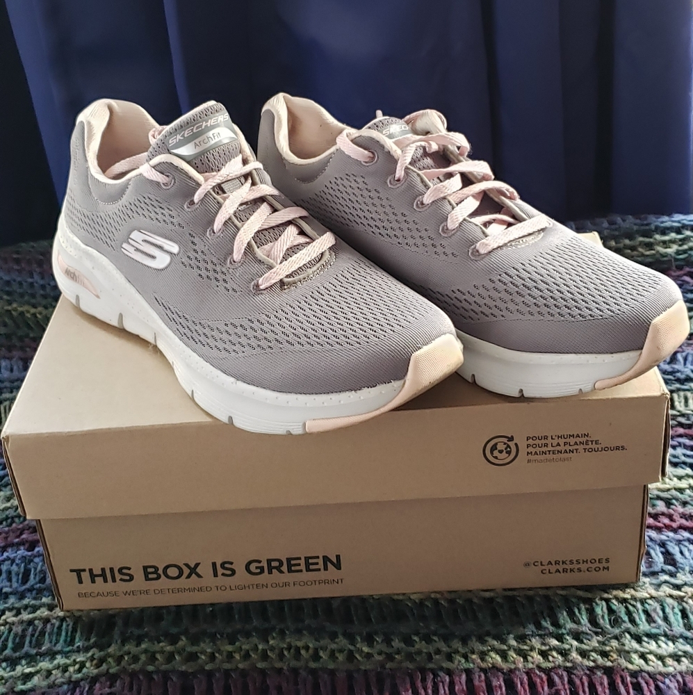 Skechers lace up sneakers